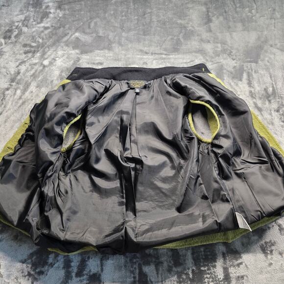 Icelandic Design Womens Wool Vest Embroidered Green Button Up Size S - Picture 11 of 14